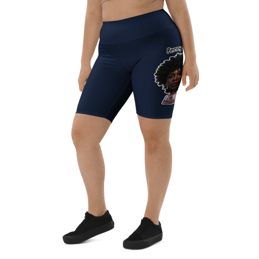 Penny G. Women's Navy Biker Shorts Classic