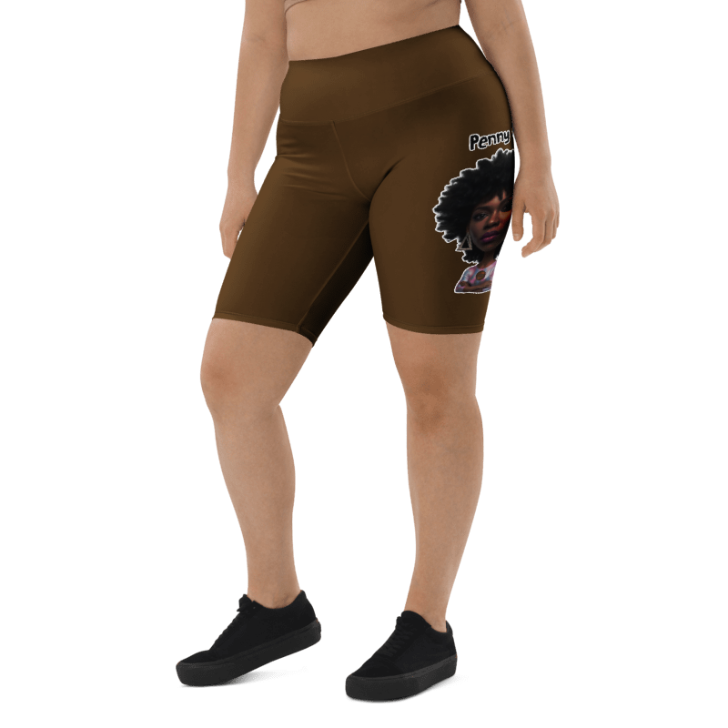 Penny G. Women's Brown Biker Shorts Classic