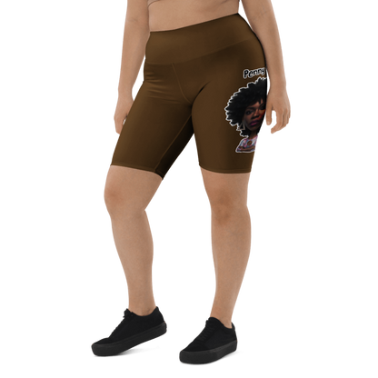 Penny G. Women's Brown Biker Shorts Classic