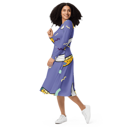 Women's Banana Split Graphic Summer Dress