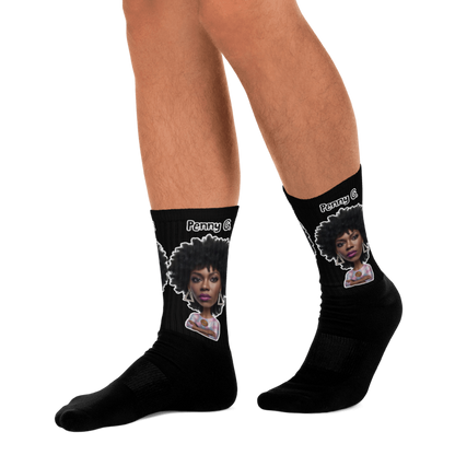 Penny G. Women's All Black Socks