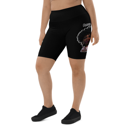 Penny G. Women's Black Biker Shorts Classic