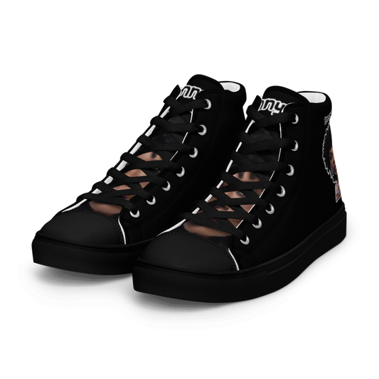 Penny G. Women's All Black High Top Sneakers