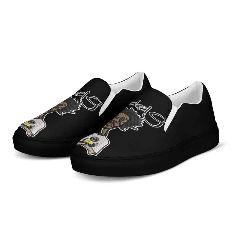 Nickel G. Classic All Black Men's Slip-On Shoes