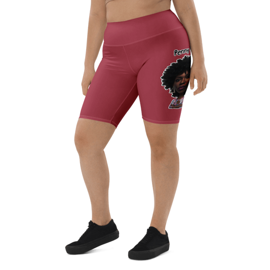 Penny G. Women's Hot Pink Biker Shorts Classic