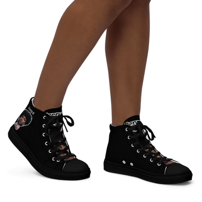Penny G. Women's All Black High Top Sneakers