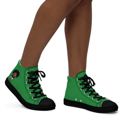601 Local Green Women's High Top Sneakers From Penny G.