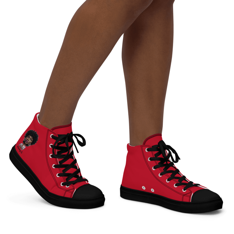 601 Local Red Women's High Top Sneakers From Penny G.