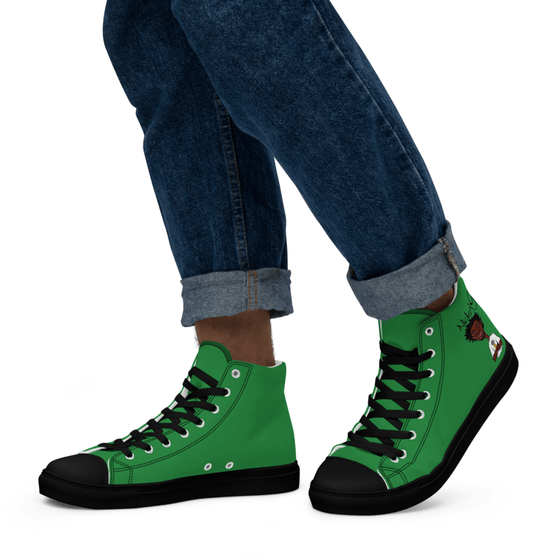 601 Local Green Men's High Top Sneakers From Nickel G.
