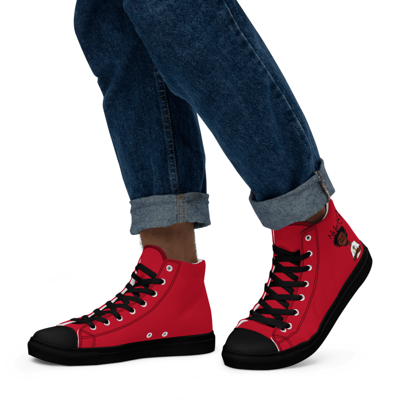 601 Local Red Men's High Top Sneakers From Nickel G.