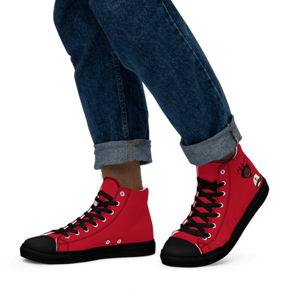 601 Local Red Men's High Top Sneakers From Nickel G.