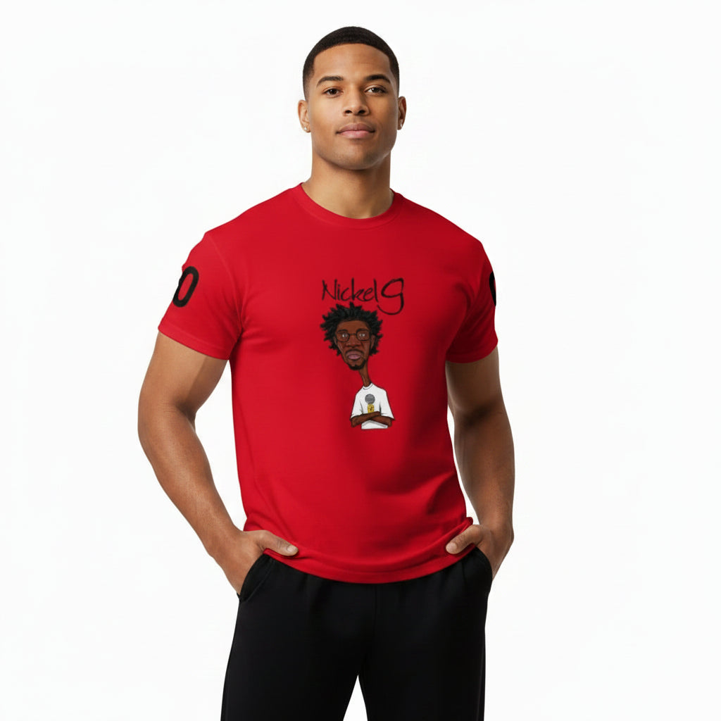 601 Local Red Men's T-Shirt From Nickel G.