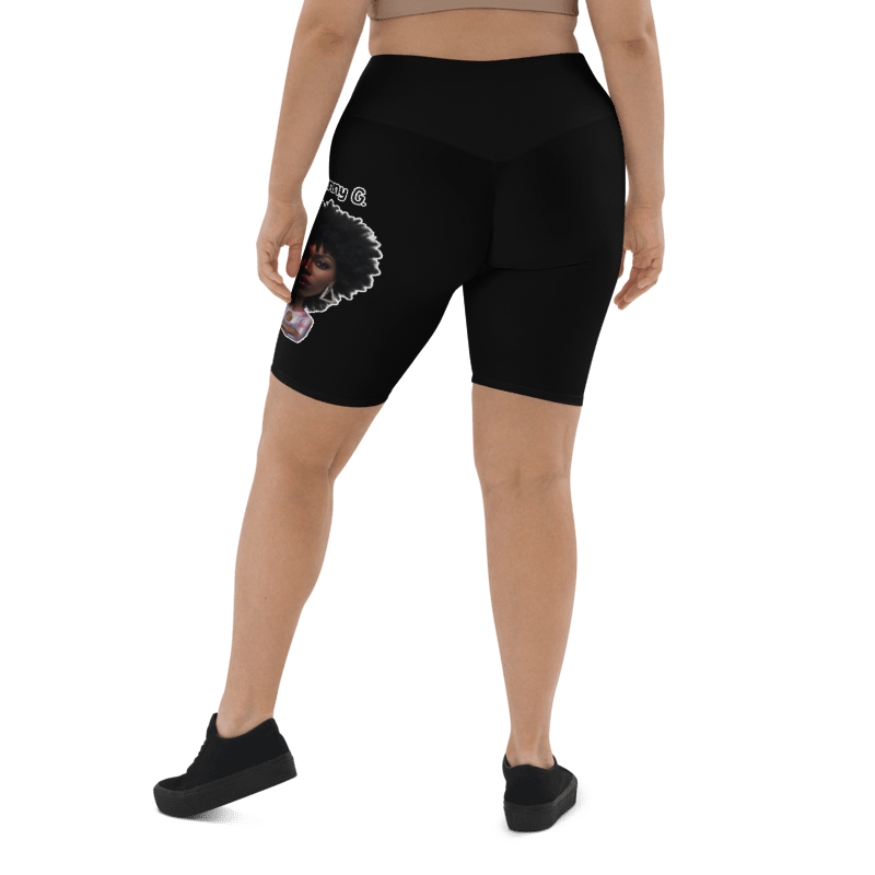 Penny G. Women's Black Biker Shorts Classic