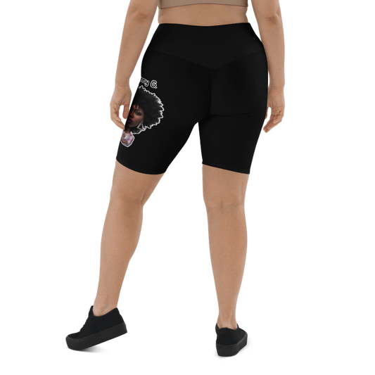 Penny G. Women's Black Biker Shorts Classic
