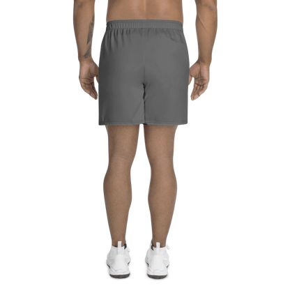 All-Over Print Unisex Grey Athletic Long Shorts
