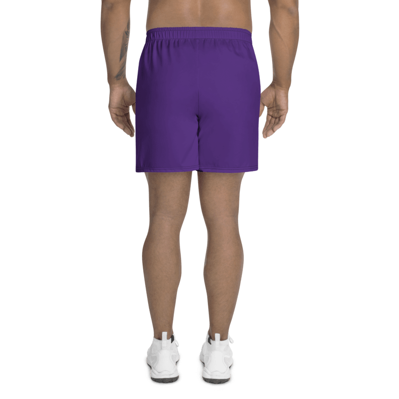 All-Over Print Unisex Purple Athletic Long Shorts
