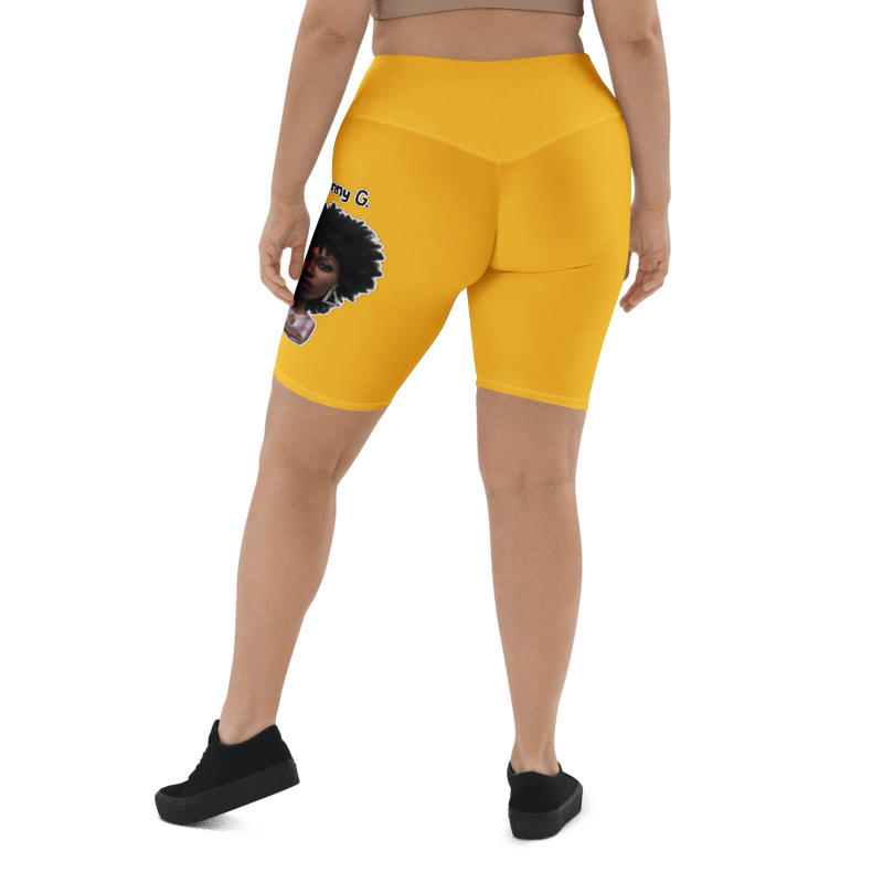 Penny G. Women's Yellow Biker Shorts Classic