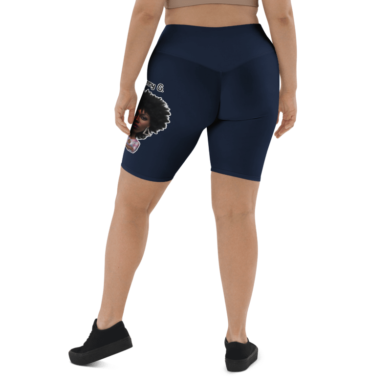Penny G. Women's Navy Biker Shorts Classic