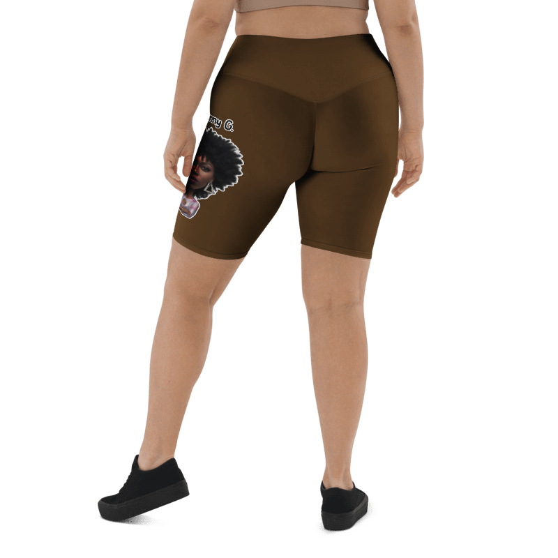 Penny G. Women's Brown Biker Shorts Classic