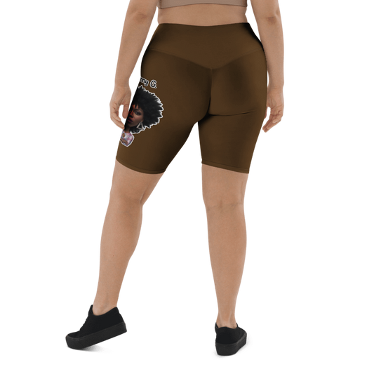 Penny G. Women's Brown Biker Shorts Classic