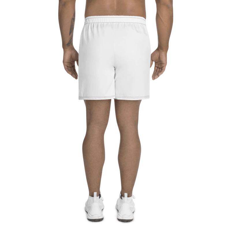All-Over Print Unisex White Athletic Long Shorts