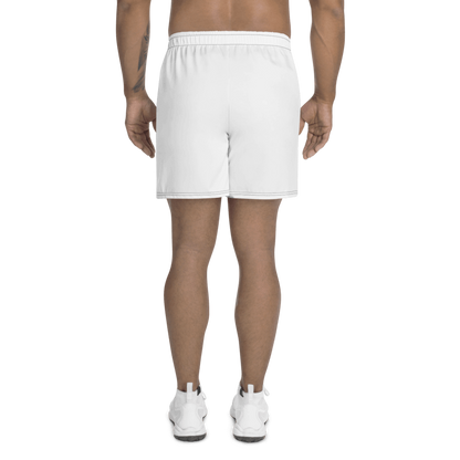 All-Over Print Unisex White Athletic Long Shorts