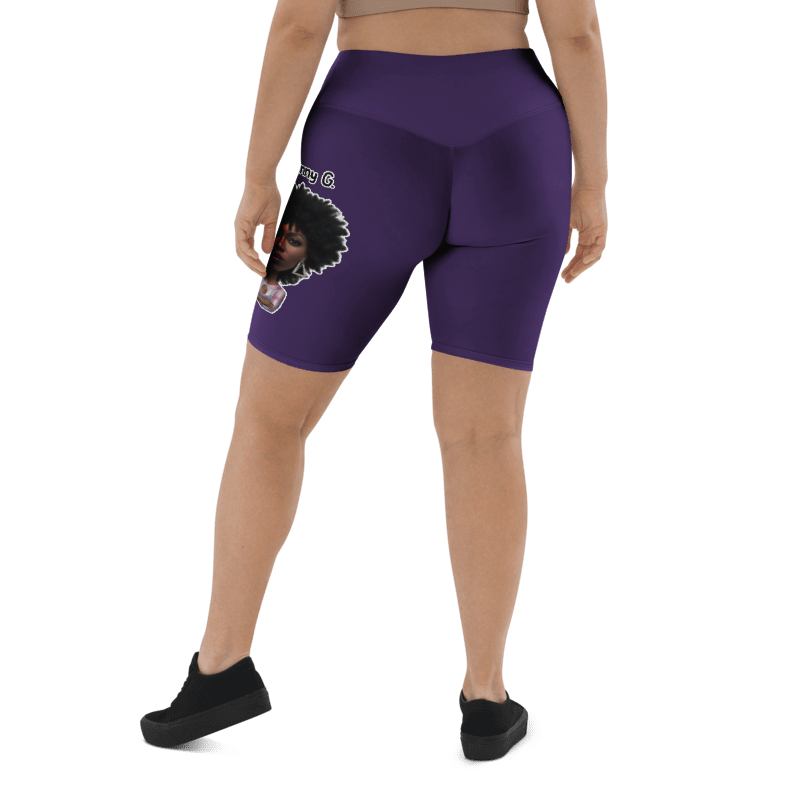 Penny G. Women's Purple Biker Shorts Classic