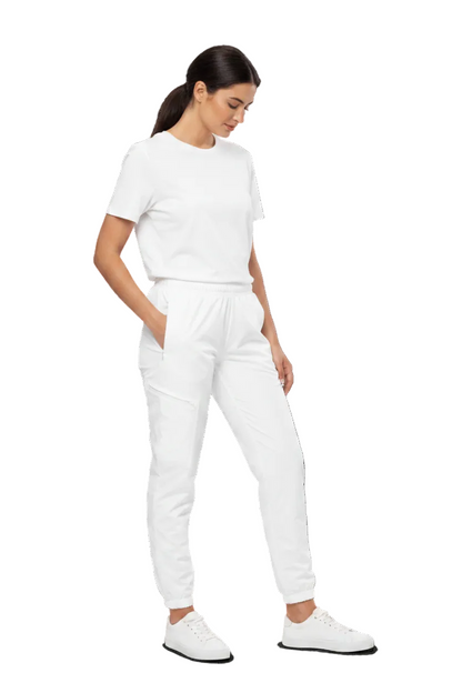 Penny G. White Track Pants