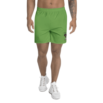 All-Over Print Unisex Green Athletic Long Shorts