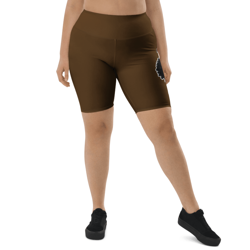 Penny G. Women's Brown Biker Shorts Classic
