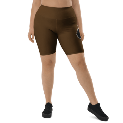 Penny G. Women's Brown Biker Shorts Classic