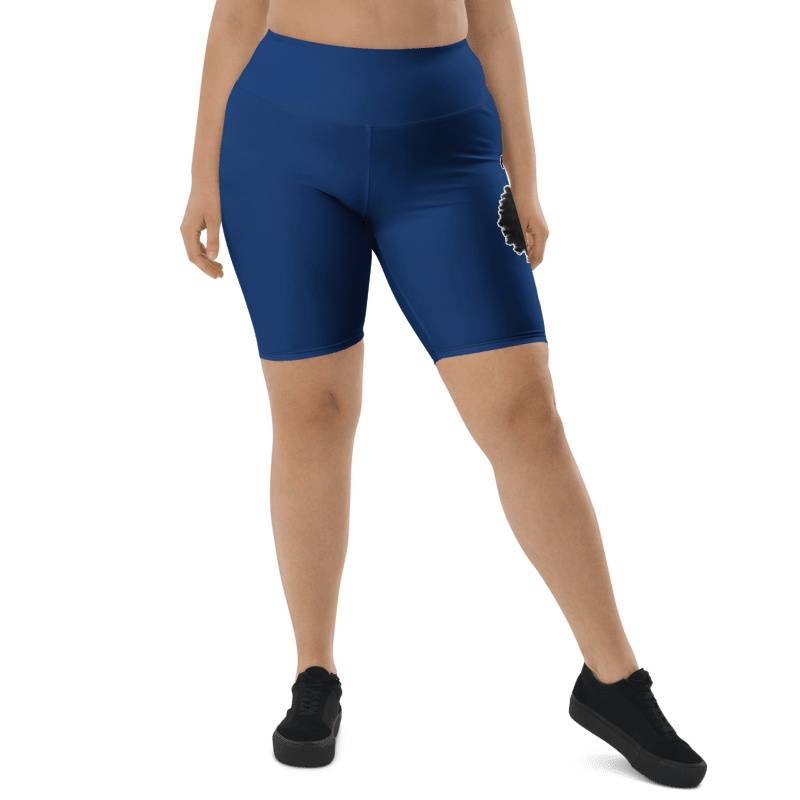 Penny G. Women's Dark Cerulean(Dark Blue) Biker Shorts Classic
