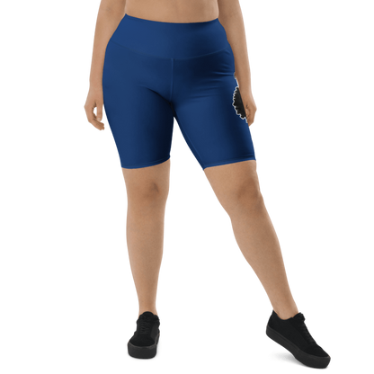 Penny G. Women's Dark Cerulean(Dark Blue) Biker Shorts Classic