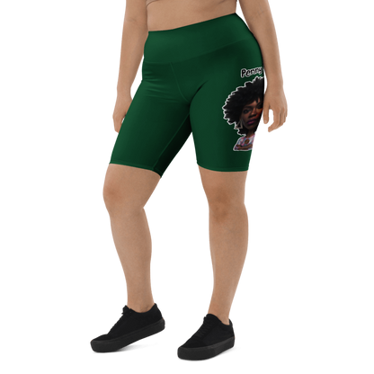 Penny G. Women's Green Biker Shorts Classic
