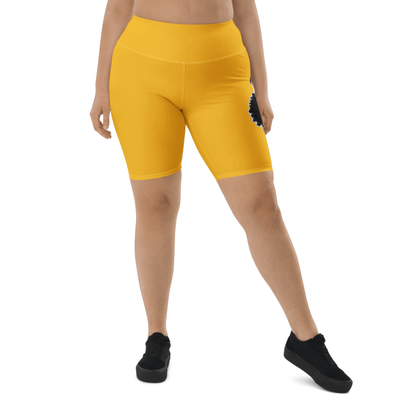 Penny G. Women's Yellow Biker Shorts Classic
