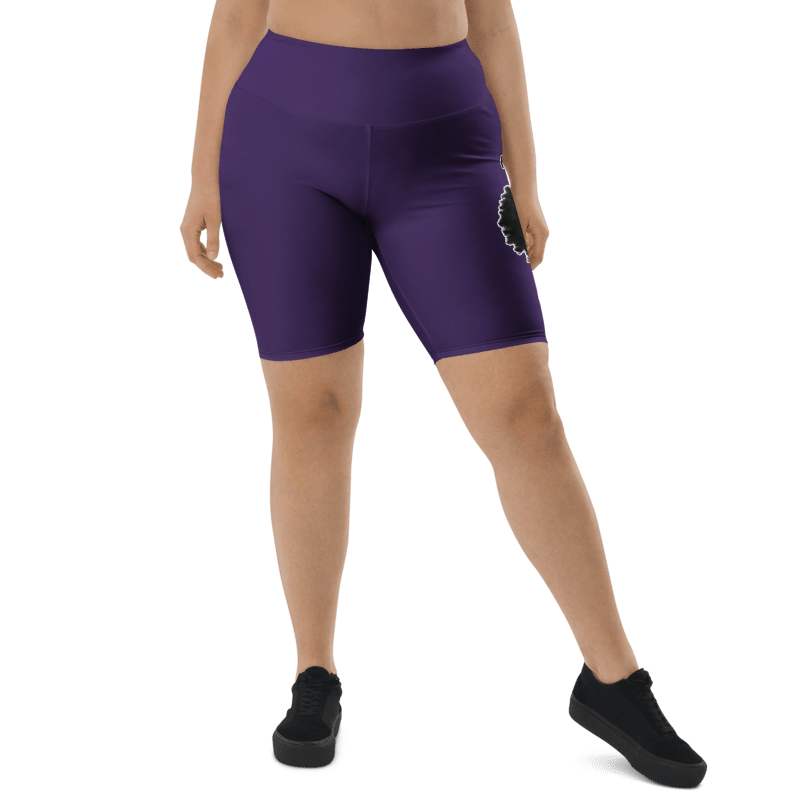 Penny G. Women's Purple Biker Shorts Classic