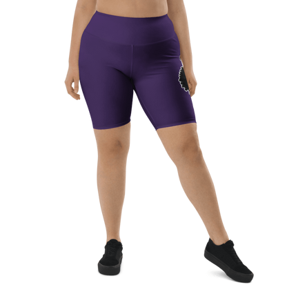Penny G. Women's Purple Biker Shorts Classic