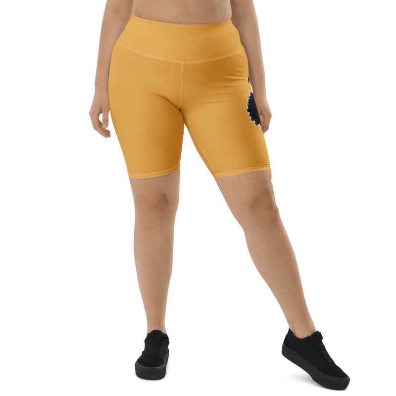 Penny G. Women's Gold Biker Shorts Classic