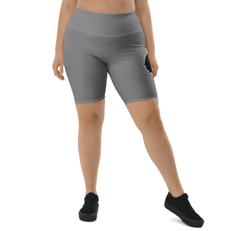 Penny G. Women's Grey Biker Shorts Classic