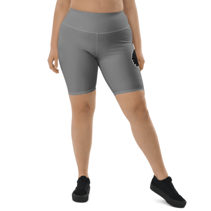 Penny G. Women's Grey Biker Shorts Classic