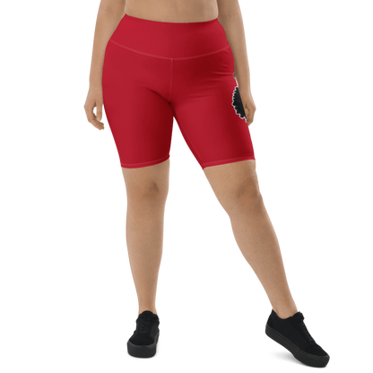 Penny G. Women's Red Biker Shorts Classic