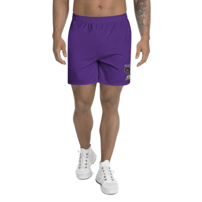 All-Over Print Unisex Purple Athletic Long Shorts
