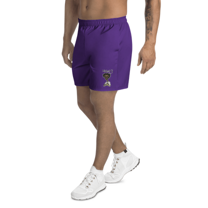 All-Over Print Unisex Purple Athletic Long Shorts