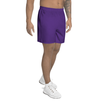 All-Over Print Unisex Purple Athletic Long Shorts