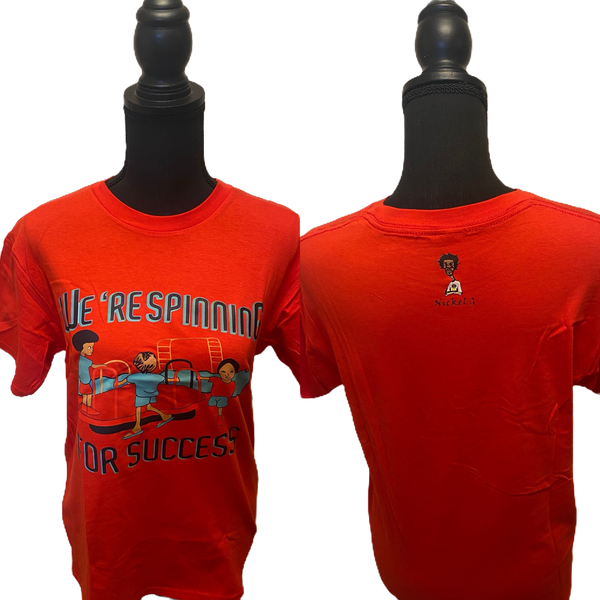 Nickel G. Spinning for Success Unisex Tee