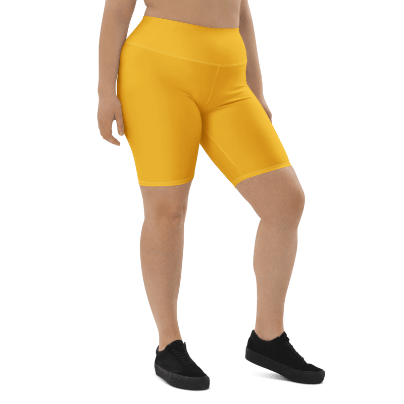 Penny G. Women's Yellow Biker Shorts Classic