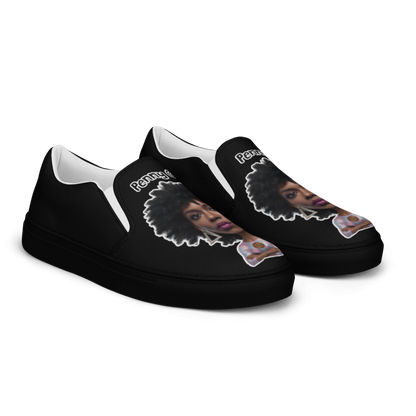 Penny G. Classic All Black Women's Slip-On Shoes