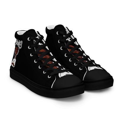 Nickel G. Men's All Black High Top Sneakers
