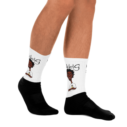 Nickel G. Men's Black & White Socks