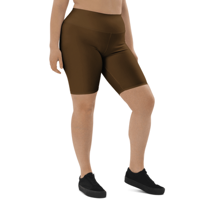 Penny G. Women's Brown Biker Shorts Classic